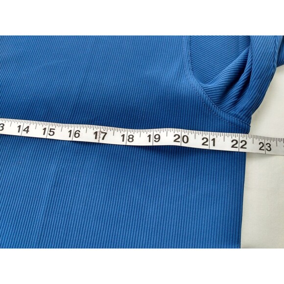 Neiman Marcus Womens Medium Top Ribbed Knit Casual Office Capsule Minimalist - Picture 5 of 6